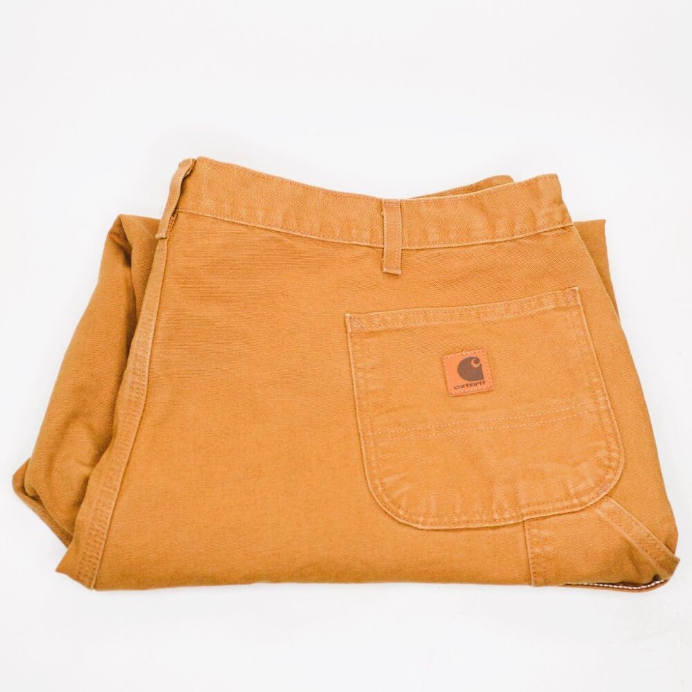 Carhartt B11 Men's Size 48X32 Vintage Beige Dungaree Fit Canvas Workwear